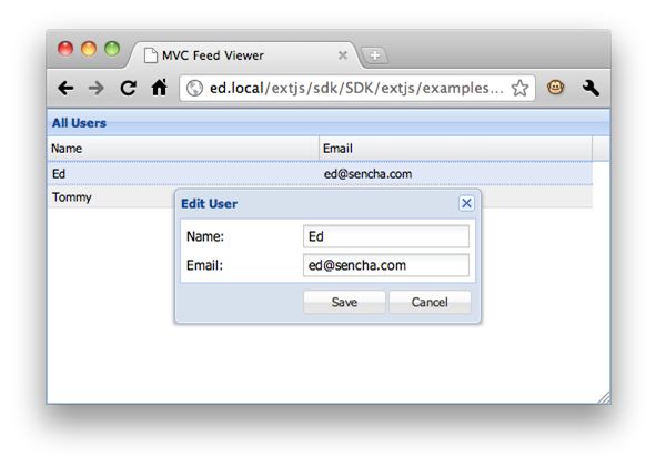 Extjs 4.2.0 MVC 架构