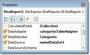 DevExpress XtraReports 入门二 创建 data-aware(数据感知) 报表