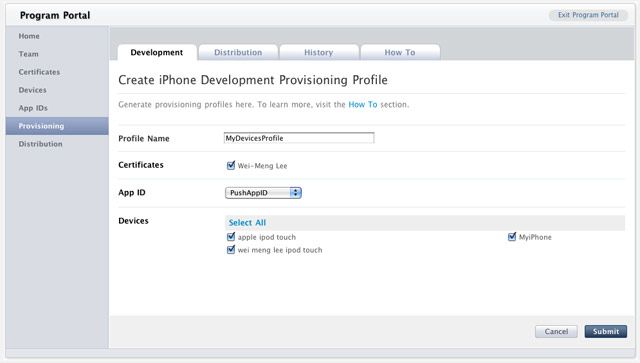 Programming Apple Push Notification Services