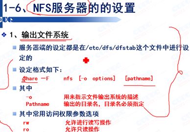 Solaris分布式文件系统NFS