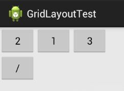 Android 布局之GridLayout