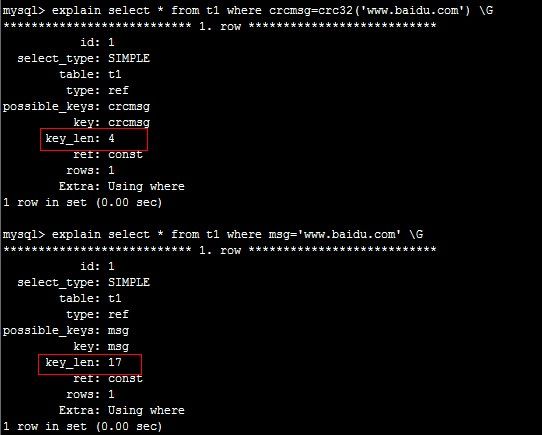 mysql hash索引优化