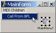 MDI module parent