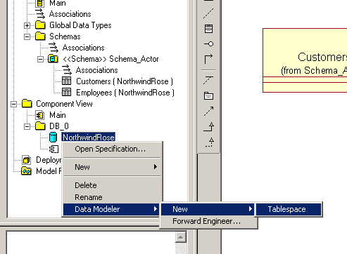 用Rational <wbr>Rose来建立数据库表