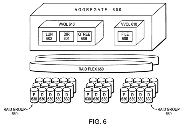 Extension of write anywhere file system layout