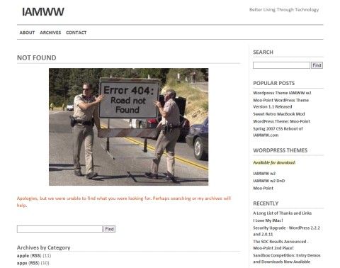 404 Error Page Example