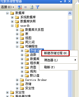数据库存储过程 — Sql Server