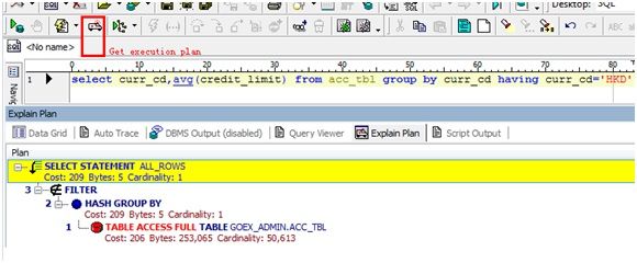 使用 Toad 实现 SQL 优化