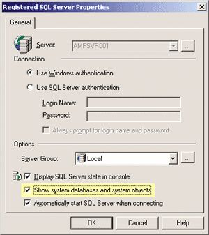 Figure 2 View System Tables