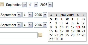 jQuery 时间控件推荐（2）