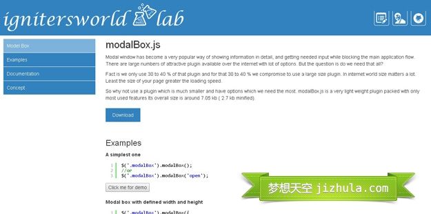 15款最好的 jQuery Modal（模态窗口）插件