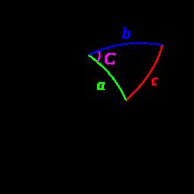 ZOJ 1598 Spherical Triangle