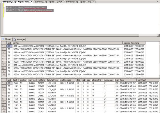 如何有效抓取SQL Server的BLOCKING信息