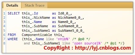 NHibernate Issues之1902：示例查询(Query By Example)