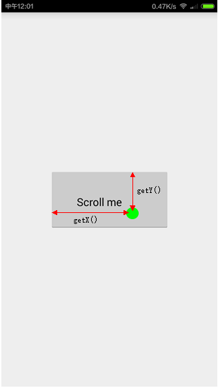 图解MotionEvent中getRawX、getRawY与getX、getY以及View中的getScrollX、getScrollY