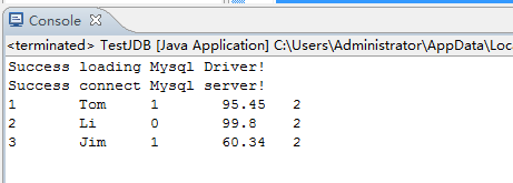 Eclipse连接MySQL数据库