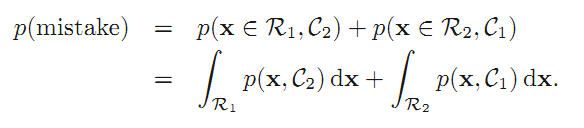 "模式识别与机器学习"读书笔记——1.5 Decision Theory