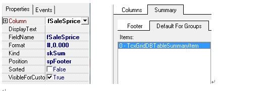 Delphi CxGrid 汇总（4）