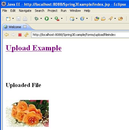 Spring 3 MVC File Upload, Spring MVC File Upload