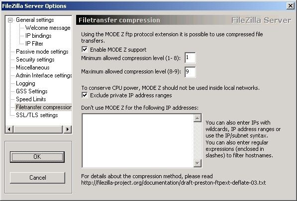 FileZilla Server 设置