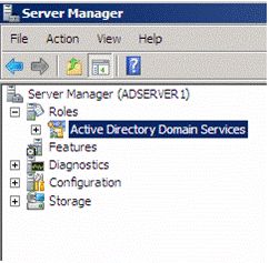 图 1. 创建 Active Directory Domain Services