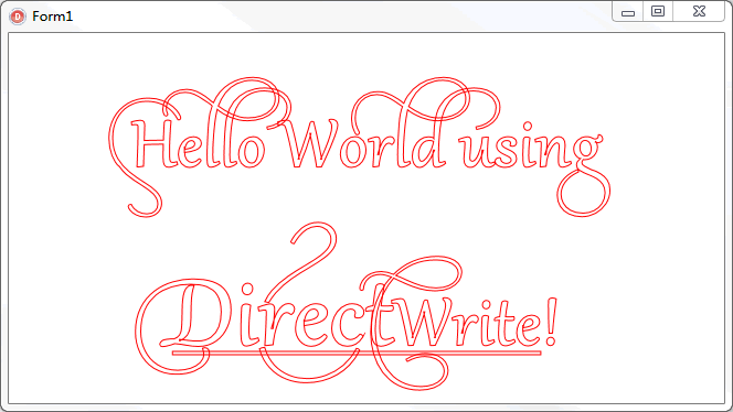 Direct2D (39) : 使用 IDWriteTextLayout.Draw() 方法绘制文本