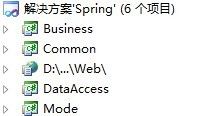 Spring.Net + Ibatis.Net + Log4Net 结合搭的一个简单多层开发架子