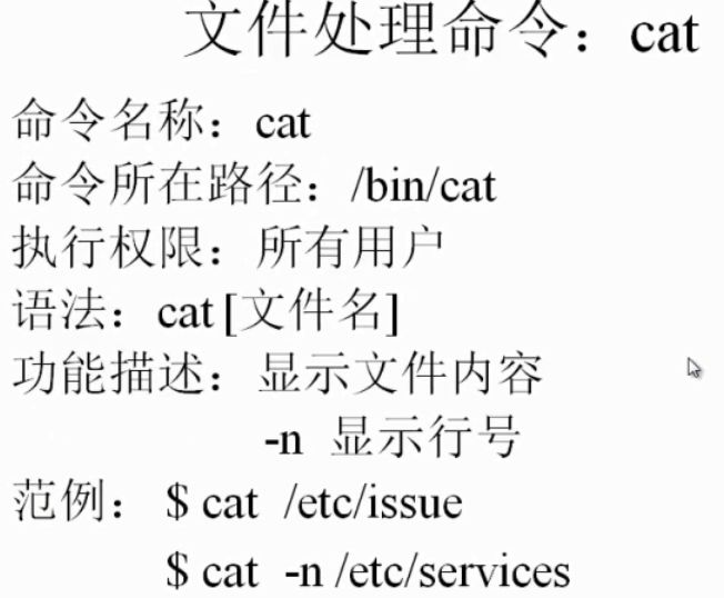 Linux命令-文件处理命令:cat