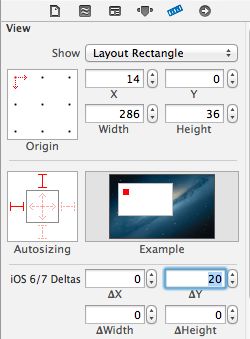 iOS6和iOS7代码的适配(3)——坐标适配