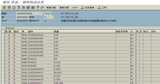 SAP 以工序为基准进行发料 机加工行业 Goods Issue to Routing