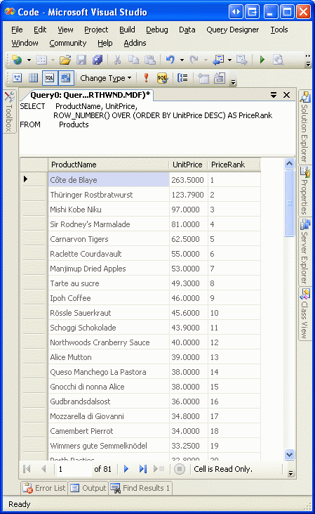 Efficiently Paging Through Large Amounts of Data