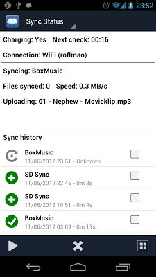 FolderSync ：The various features and how to use them