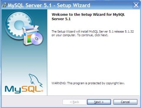 MySQL5.1安装