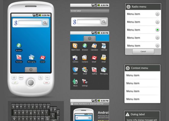 Android GUI PSD