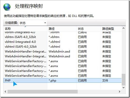 Windows 8 IIS配置PHP运行环境