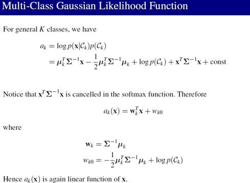 PRML读书会第四章 Linear Models for Classification(贝叶斯marginalization、Fisher线性判别、感知机、概率生成和判别模型、逻辑回归)