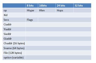 图 2.DHCP 报文格式