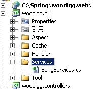 Spring.net管理web services