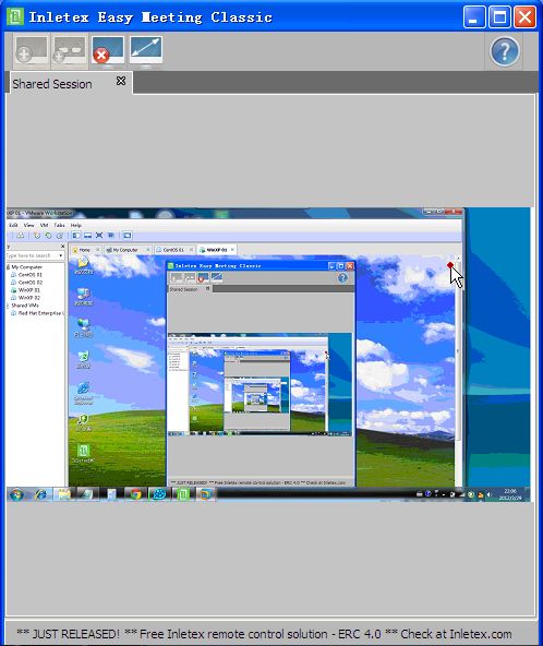 替代 NetMeeting 的多人屏幕共享工具 InletexEMC 国外出品，永久免费