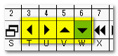 webdings字体中的等腰直角三角形图案 张鑫旭-鑫空间-鑫生活