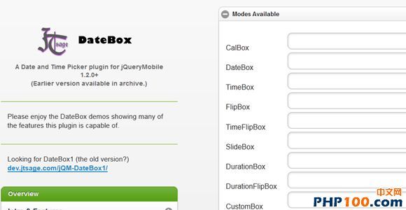 jQuery Mobile Date Box