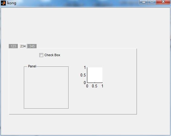 Matlab GUI选项卡