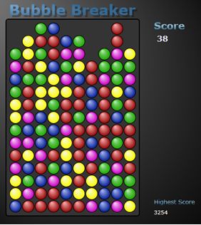 外国网站codeproject中的比较好的silverlight资源整理3-类似连连看-气泡Breaker游戏