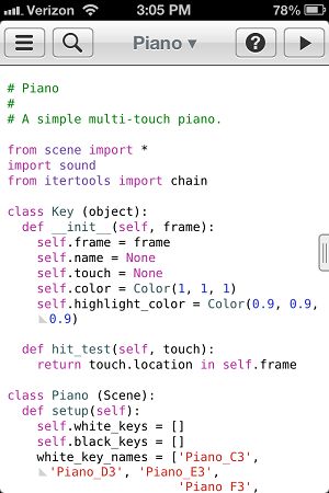 Python Piano