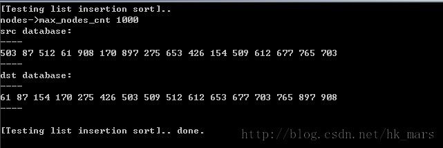 Foundation Sorting: Single List Insertion Sort