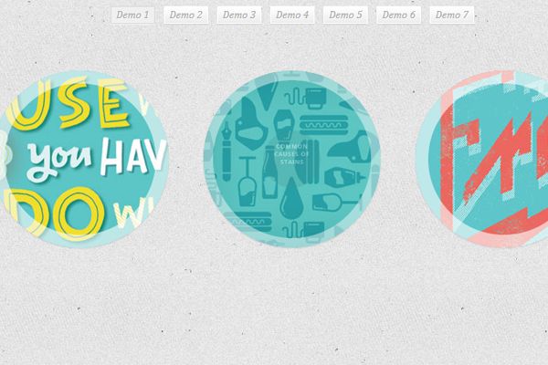 circle web design hover effects transitions