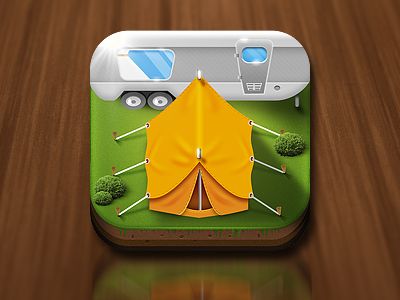 Camping iPhone App Icon