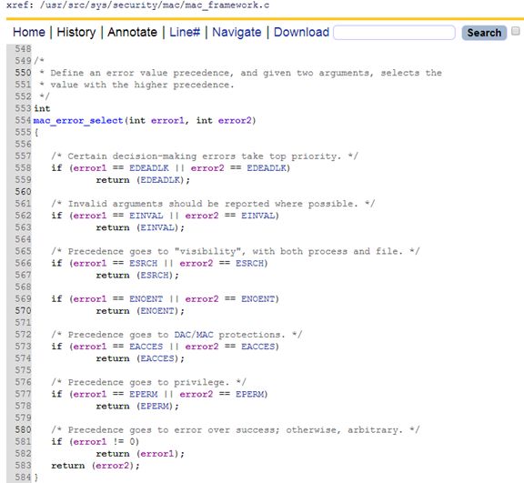 TrustedBSD Mandatory Access Control Framework分析