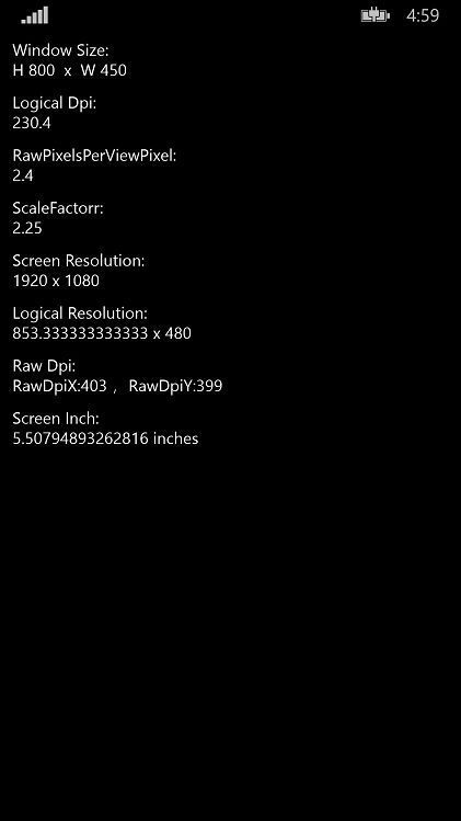 WP8.1:关于屏幕尺寸和分辨率的那些事儿