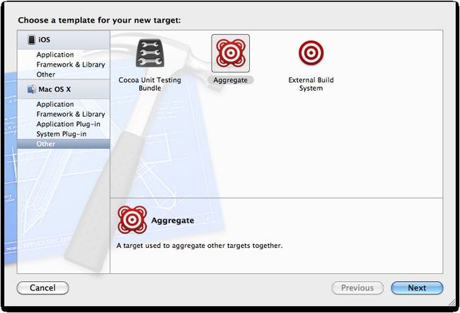 选择Aggregate项目 Xcode 利用VVDocumenter 生成注释 通过设置 再生成注释文档_第2张图片